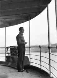 Vittorio Vidali During a Trip Near Moscow, Soviet Union, 1930